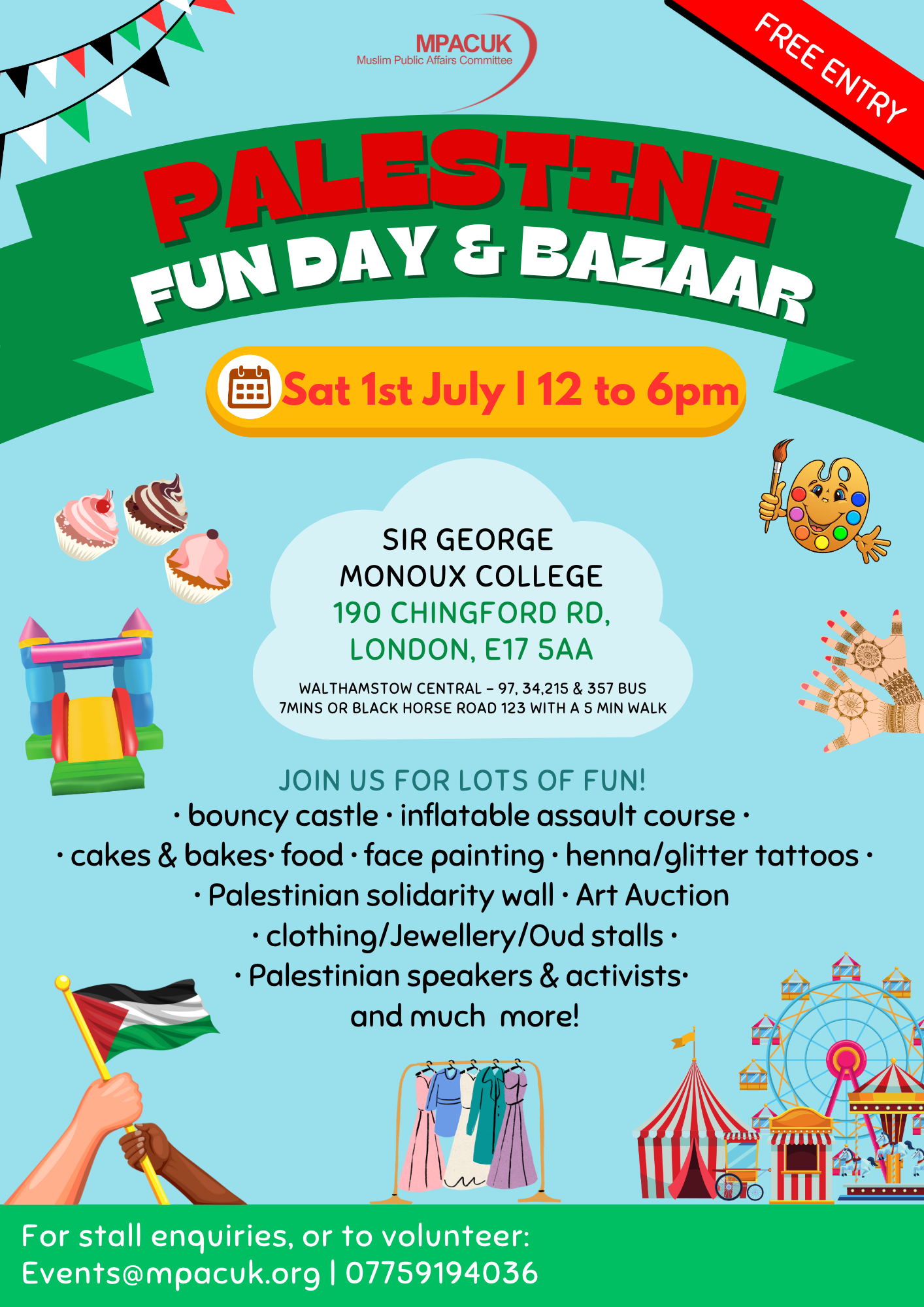 Palestine Fun Day & Bazaar with Muslim Public Affairs Committee UK ...